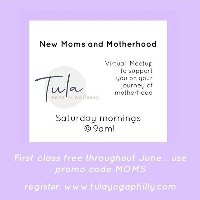 Saturday at 9am!  #mazenspace @tulayogaphilly #tulayogaphilly #ittakesavillage #philadelphia #pennsylvania #motherhood #parenting #birth #maternalmhmatters #transformedbybirth
