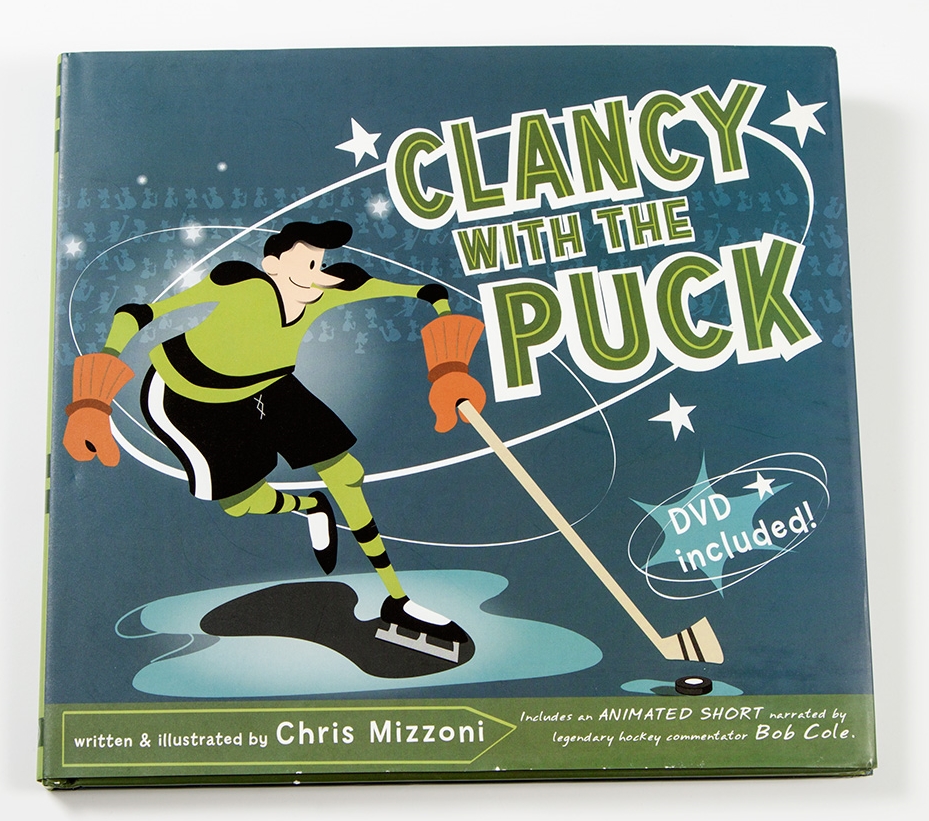 Clancy with the Puck