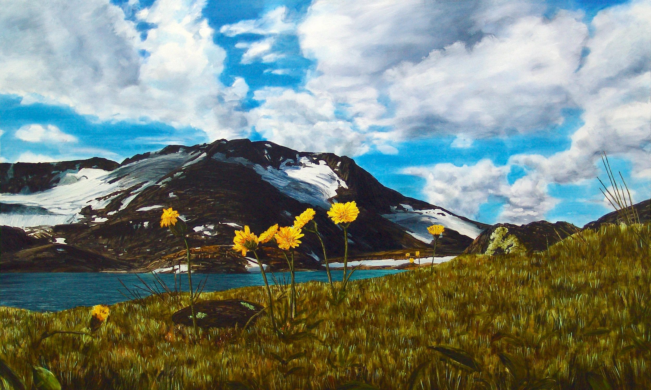 Alpine Lake, Prestestiensnatnet, Norway 