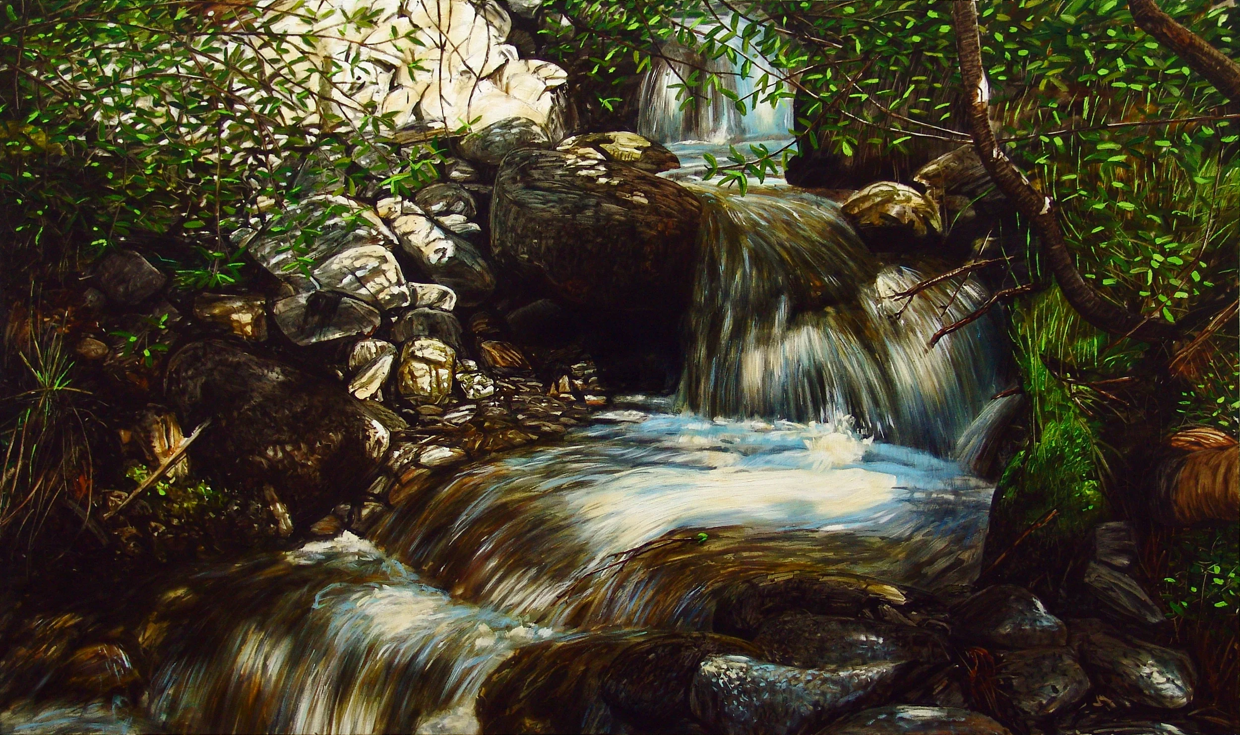 Alpine Stream, Nigardsbree Glacier, Norway 