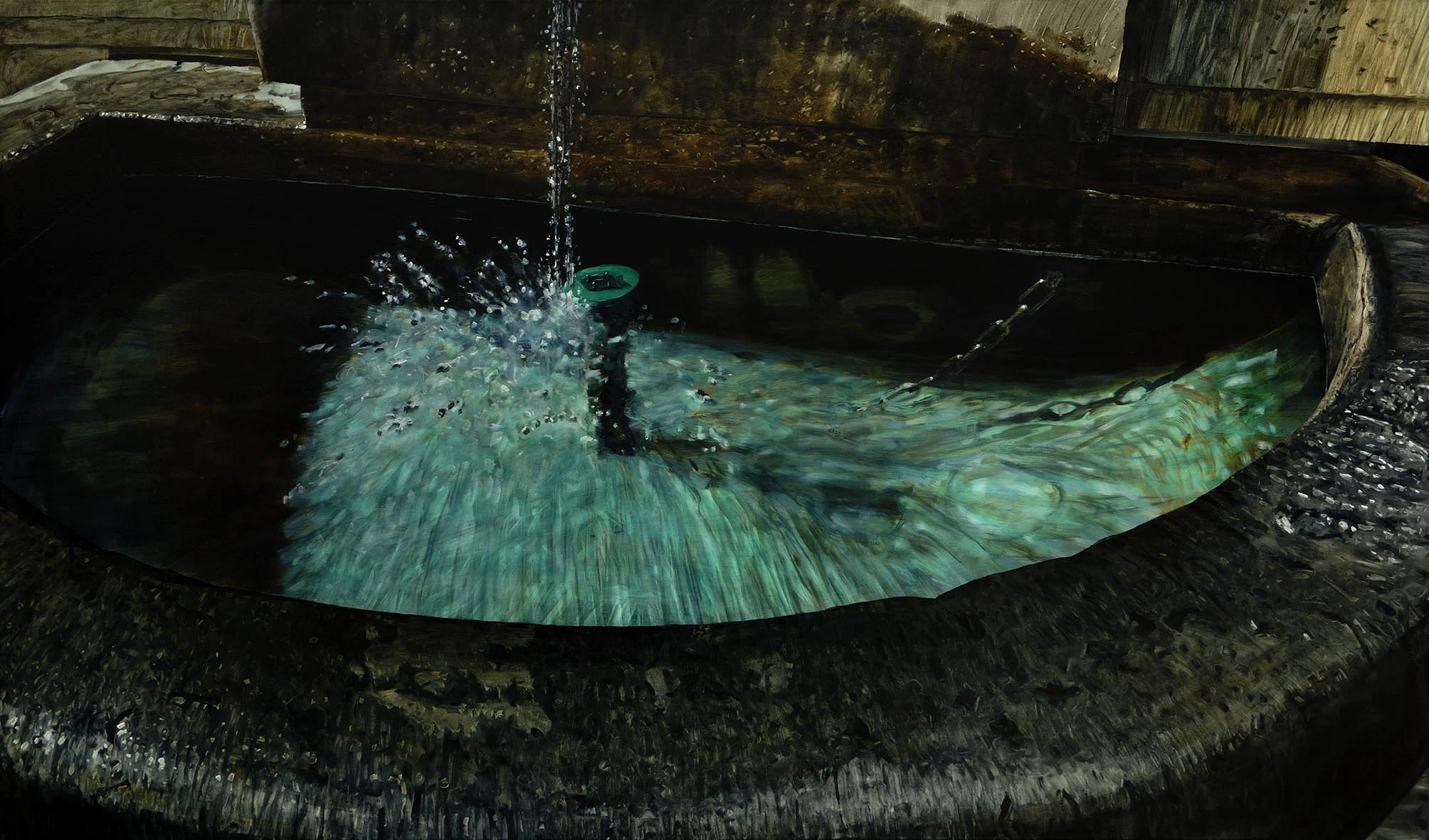 Nacht-Brunnen, Pisoniplatz, Solothurn, Switzerland