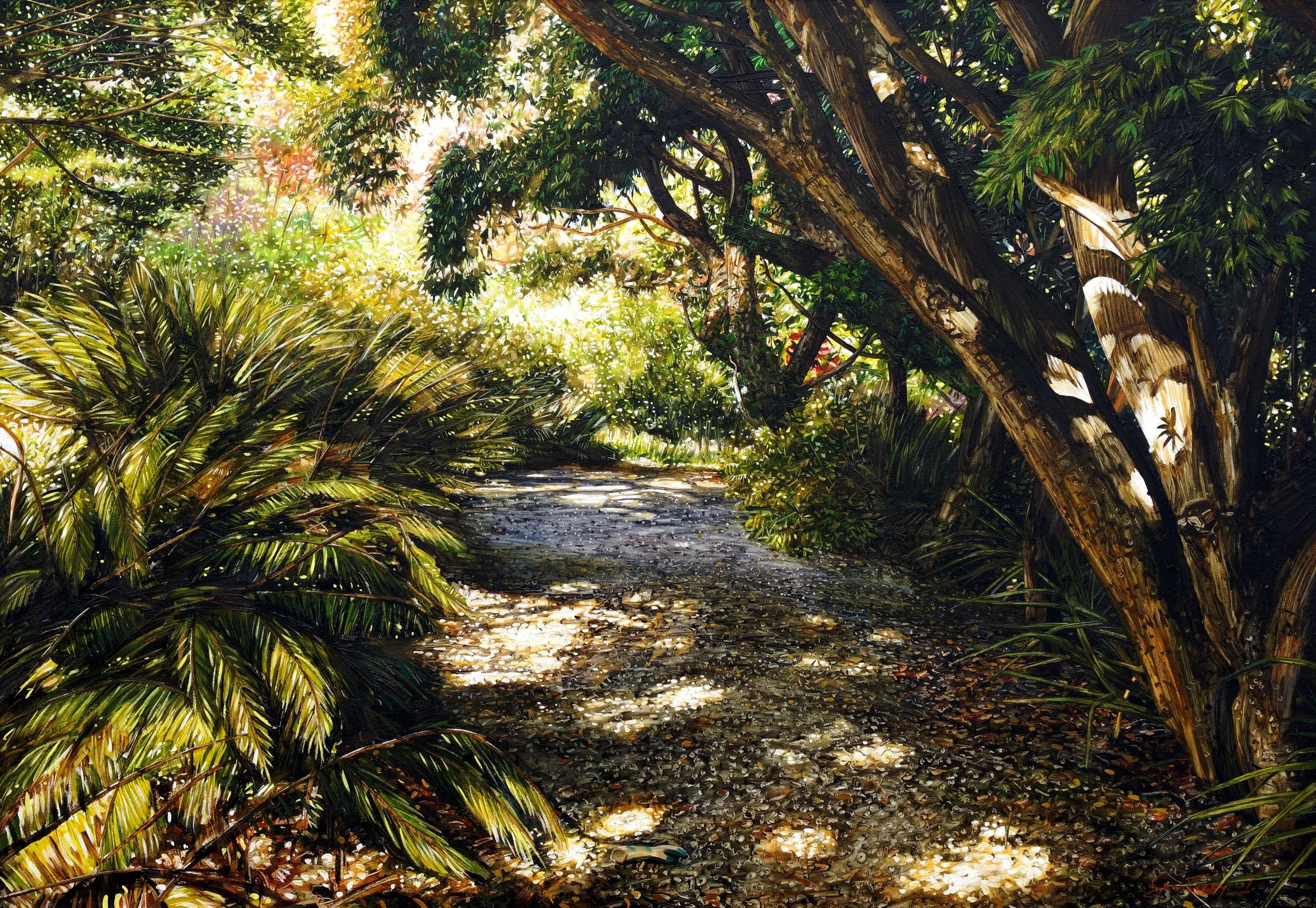 Below the Rhododendron Dell