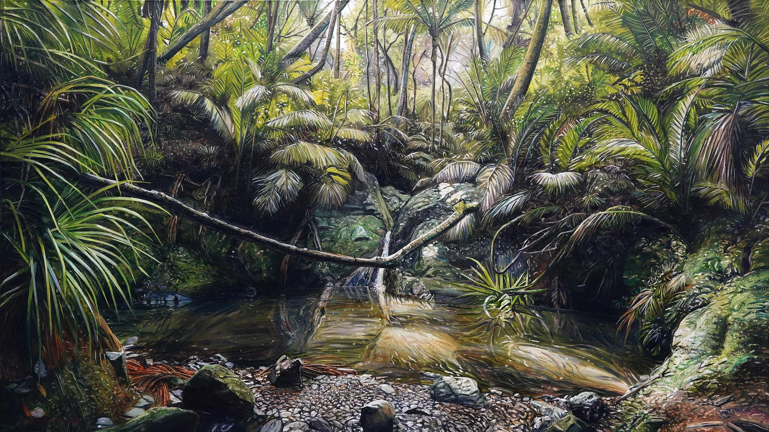 Bottom Pool, The Cascades, Whakanewha Rional Parl, Waiheke Island