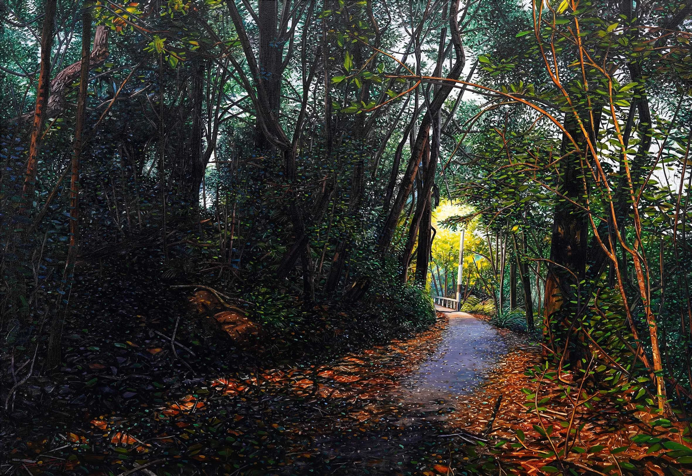 Top of the path down to Queens Drive from Wallace St II