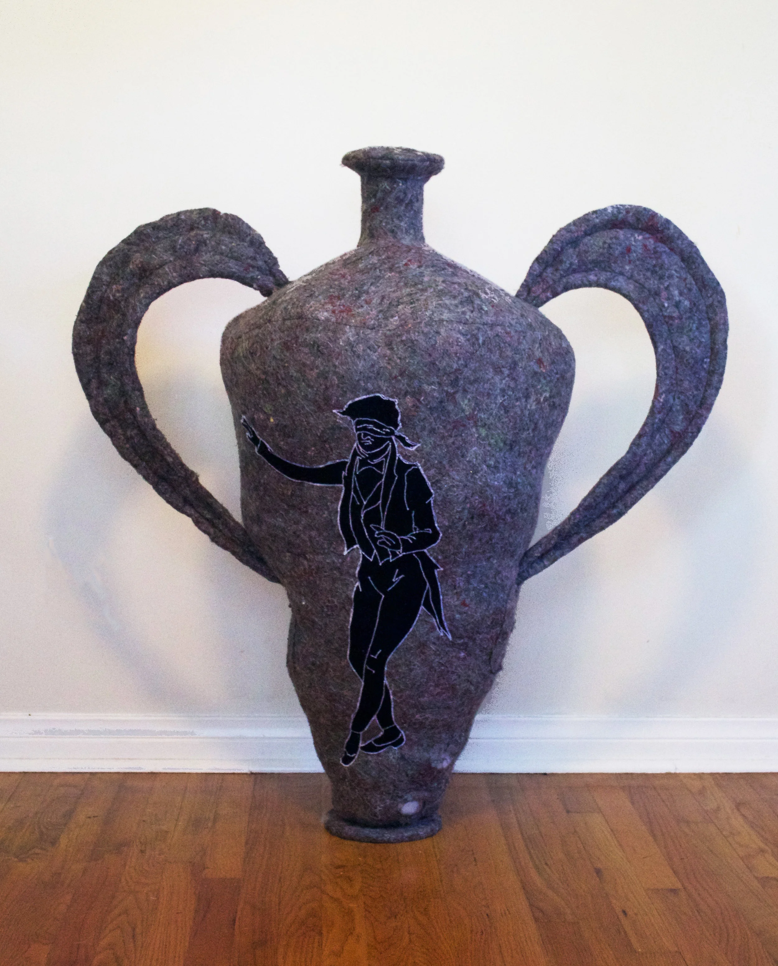 Blind Boy Evening Vase