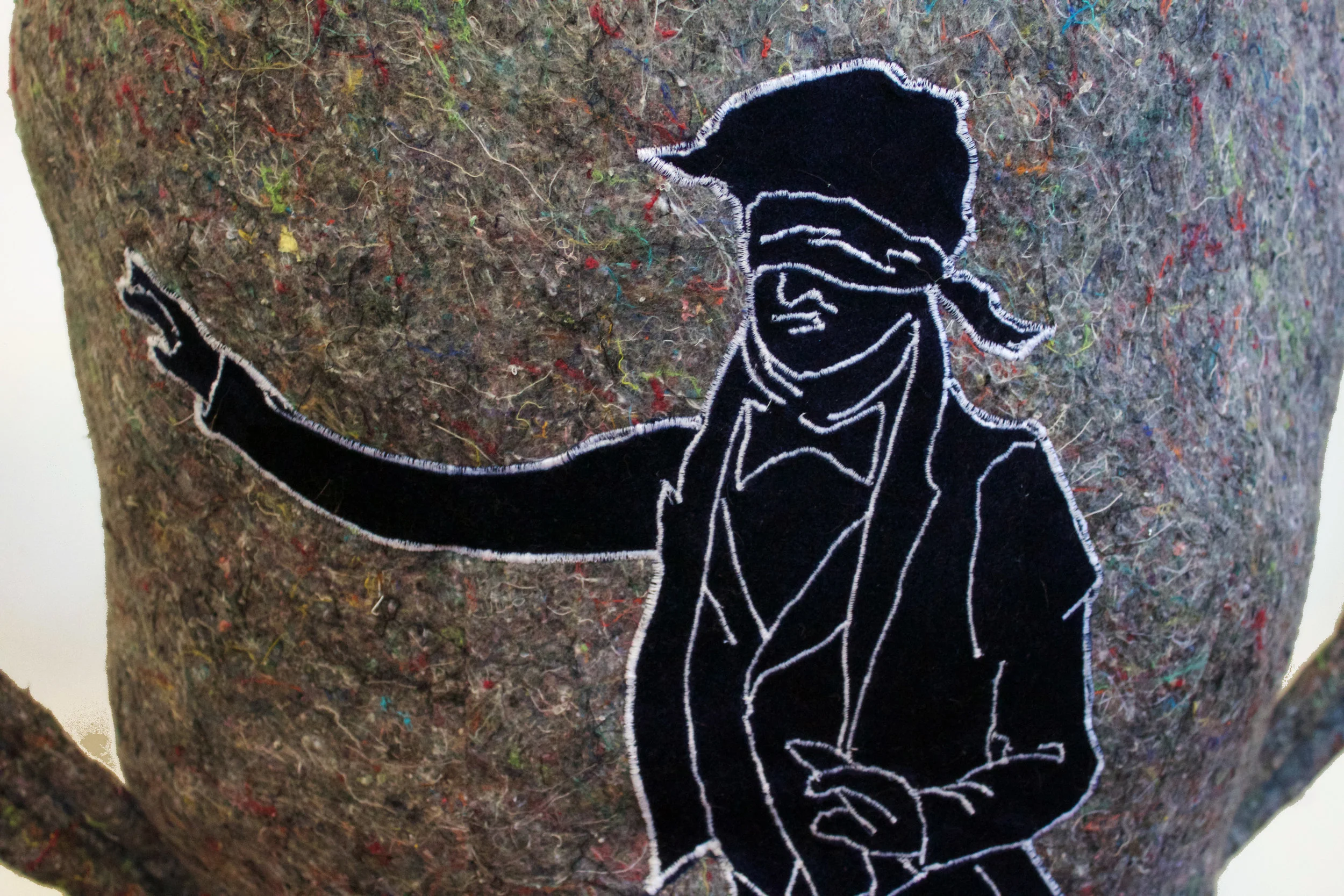 Blind Boy Evening Vase (detail)