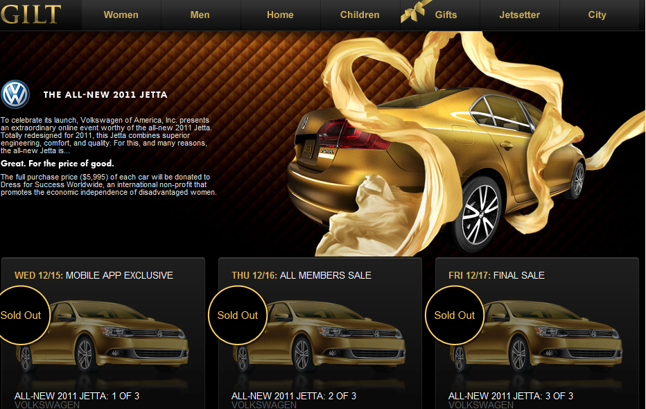 All-new, 2011 VW Jetta. It's great, for the price of good.