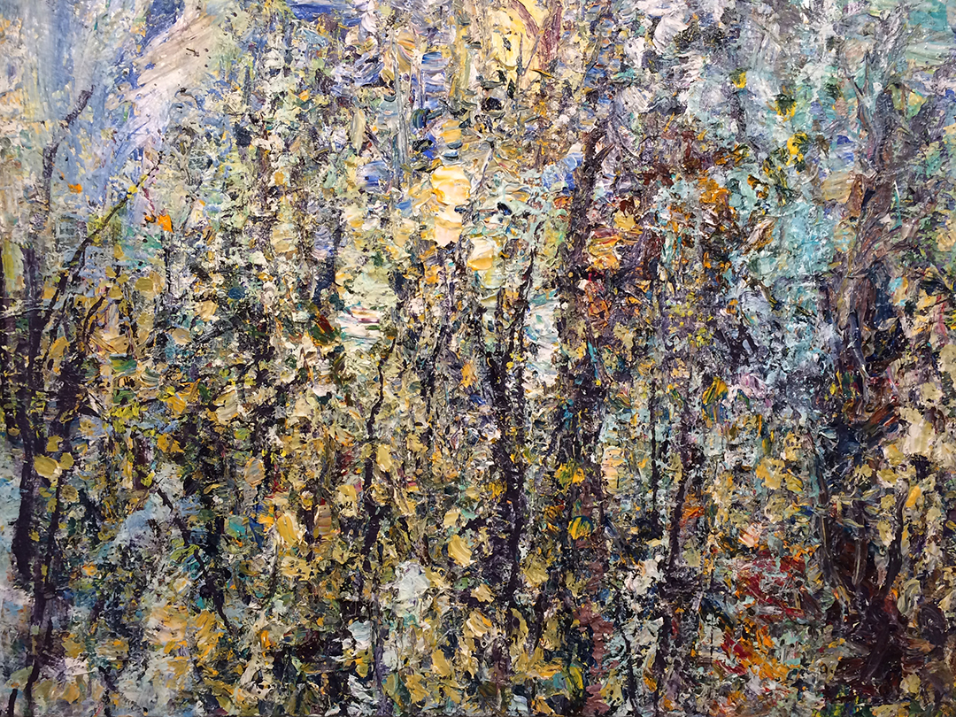 Forest 14-5-15 2015, acrylic on canvas . 36"x48" $7,500