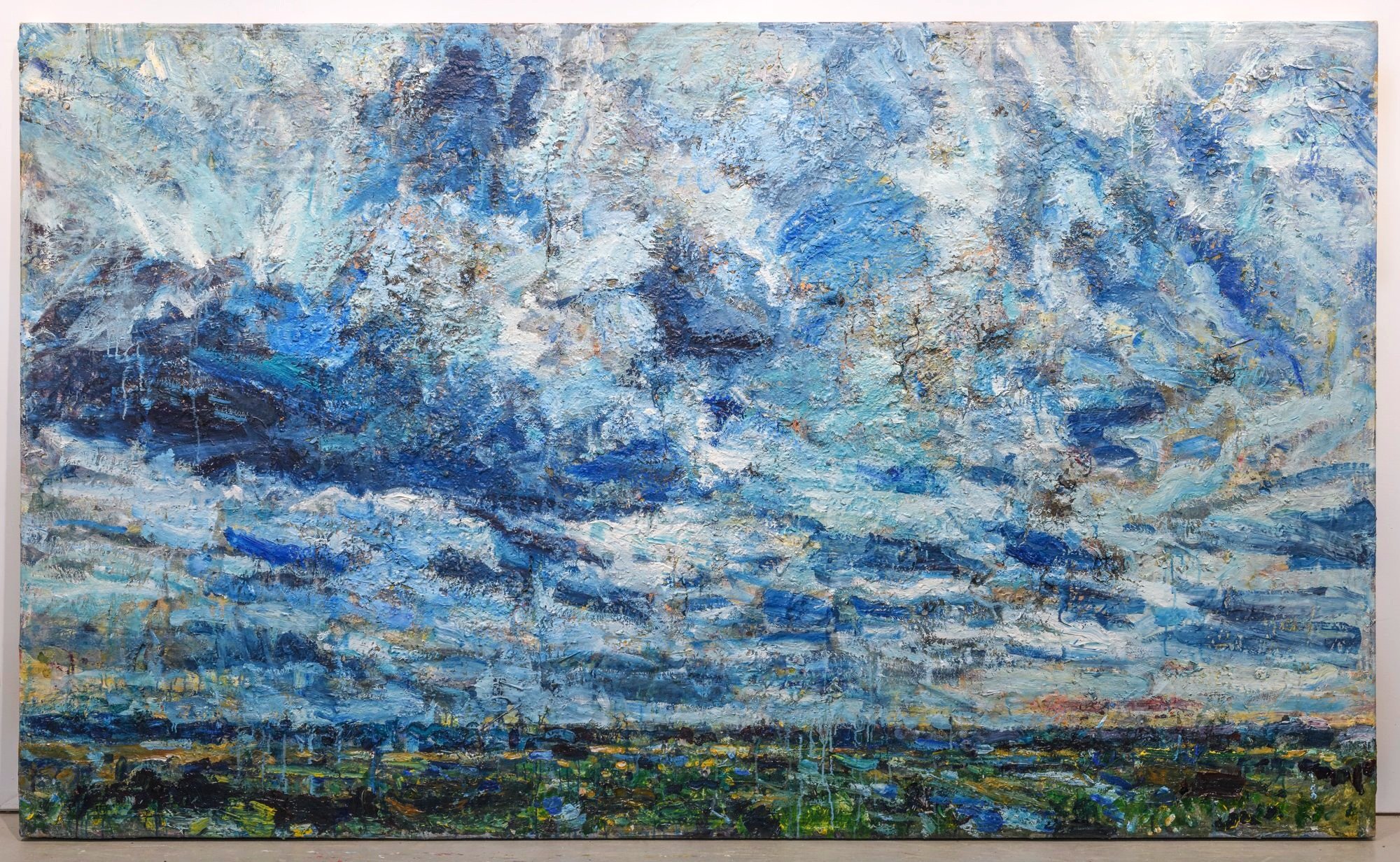    Peel Plain 25 November 2023, W from Chinguacousy Rd, S of King St    2024 acrylic on canvas 72”x120” 