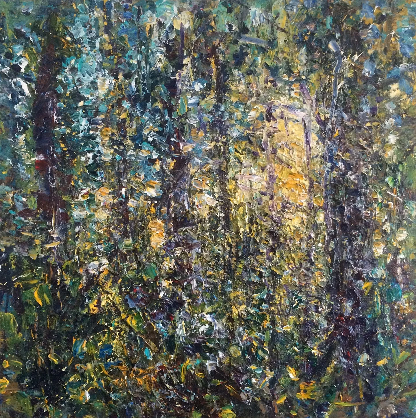    Muskoka, Pine Forest 15-Aug-2013    2013 acrylic on plywood 24×24 inches $3000 