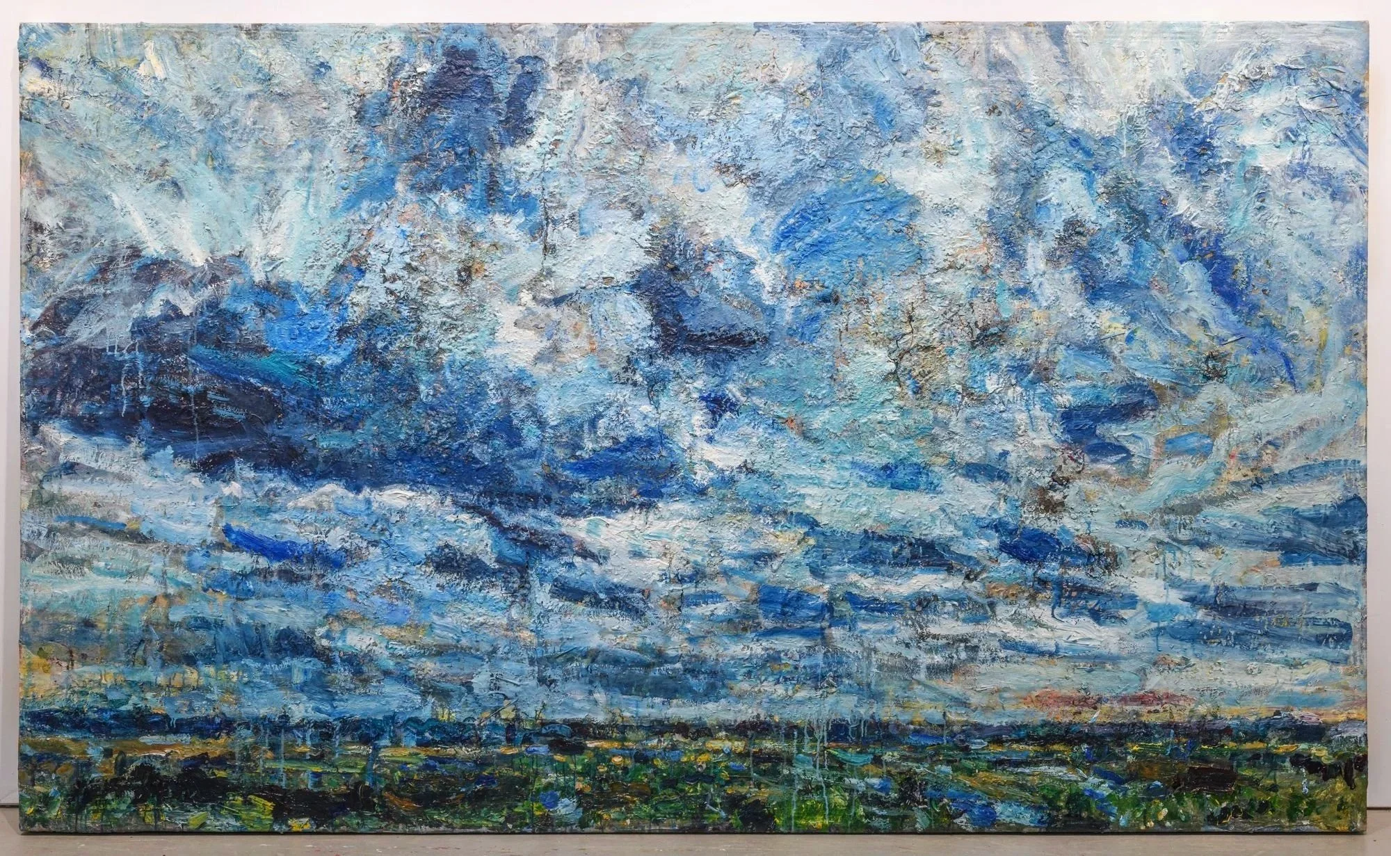    Peel Plain 25 November 2024, W from Chinguacousy Rd, S of King St    2024 acrylic on canvas 72”x120” $35,000 