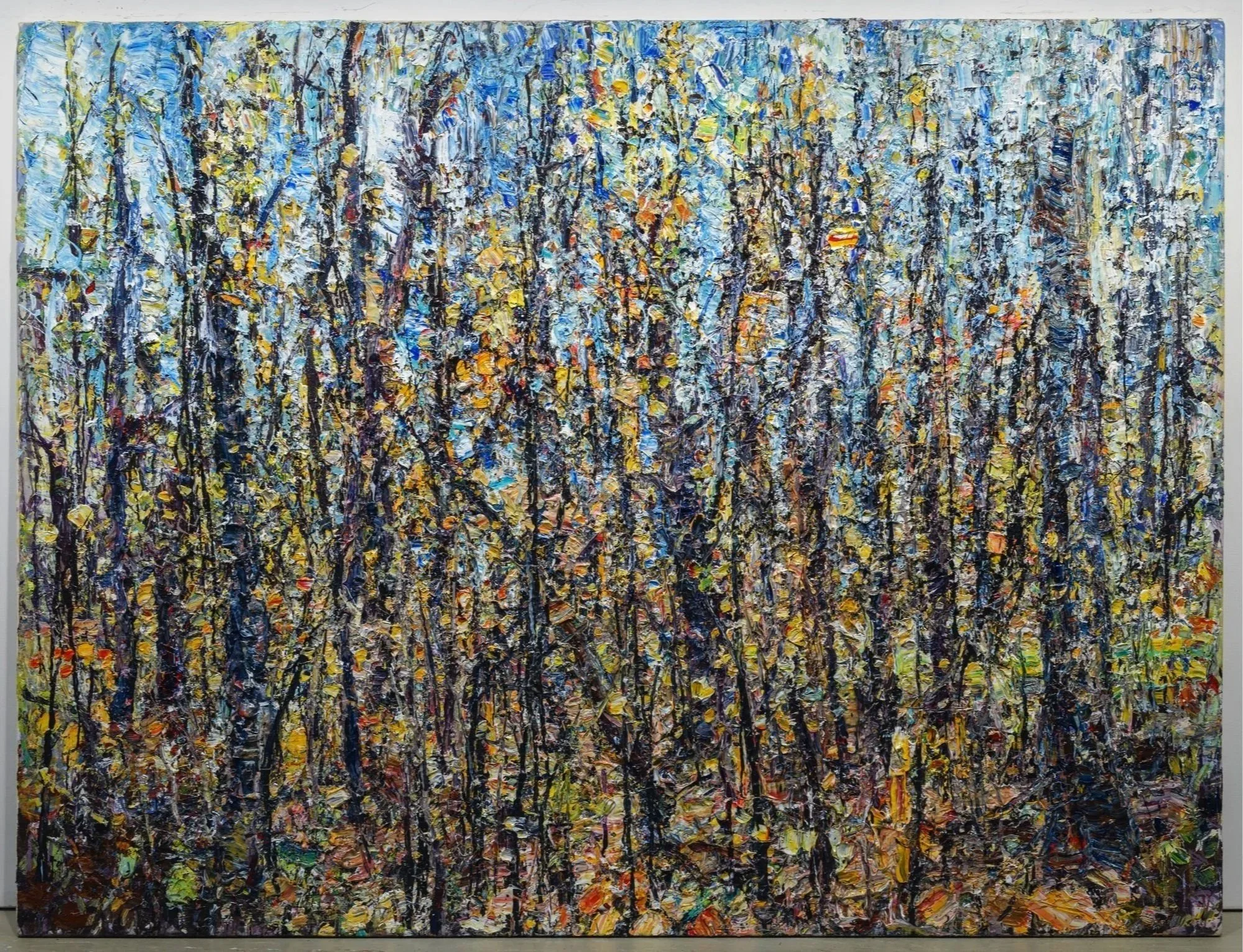    Exquisite Entropy     2010 acrylic on canvas 82”x108” 