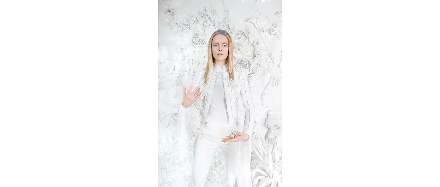 Photo: Melinda Riddle McCoy at Softlight Studios Set Design: Justine Yu Model: Casey McSherry Hair and Make-up: Kate Cohen