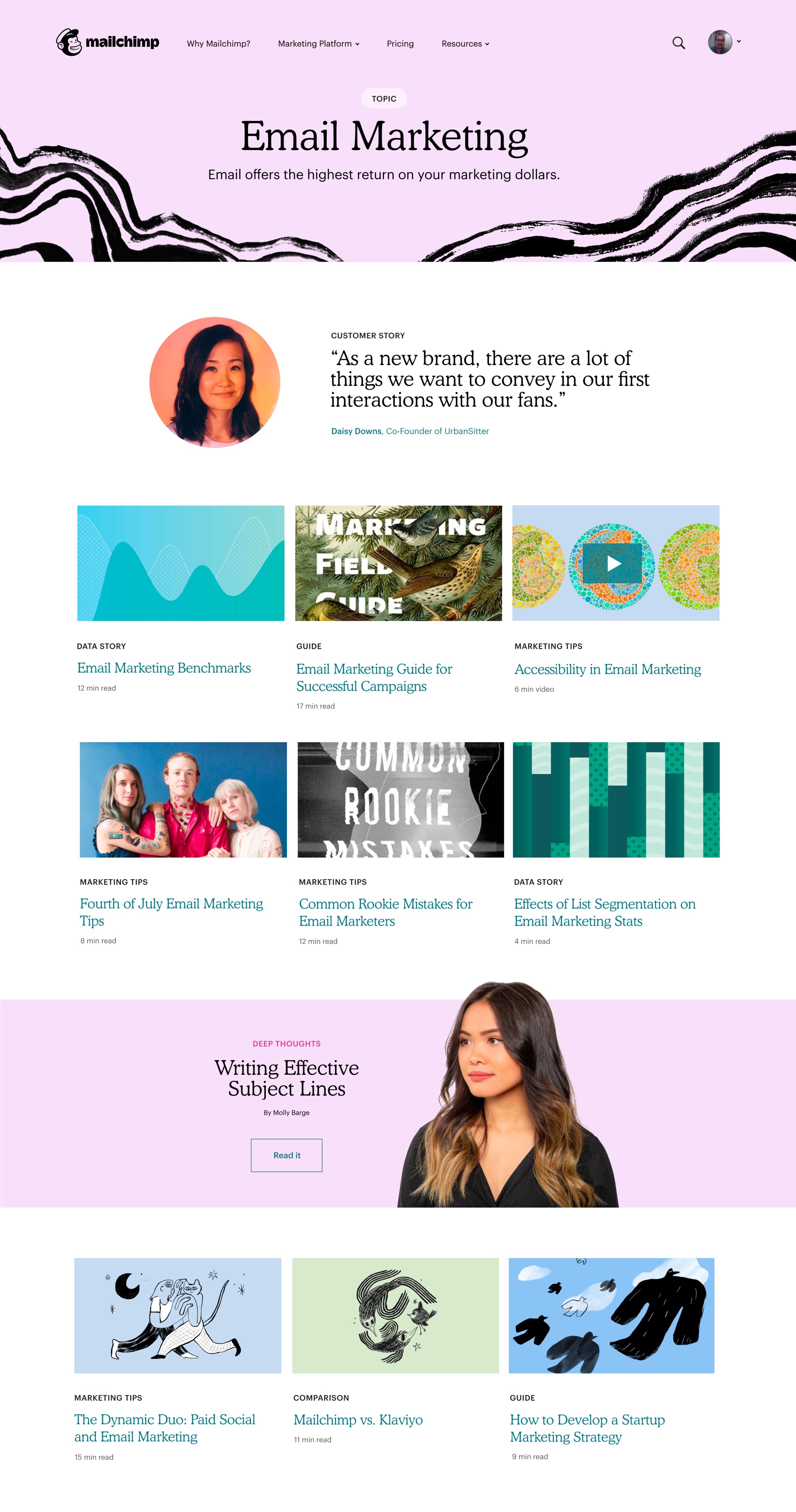 Topics Pages