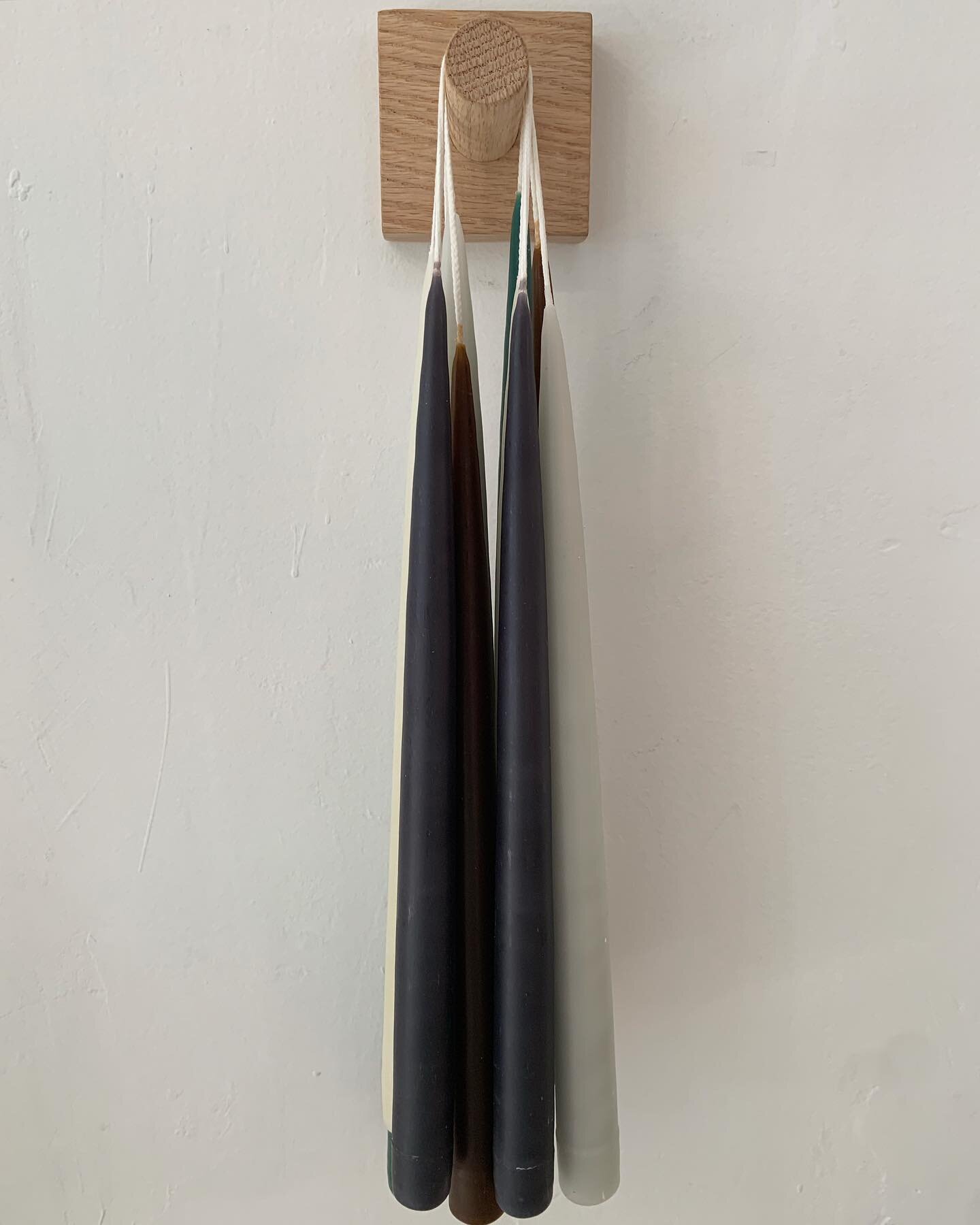 Tapers for these darker days are necessary. These are handmade in Maine. I once challenged myself during a dark winter to try and embrace it and use only the short day light and candle light at night to exist and adjust to our natural circadian rhyth