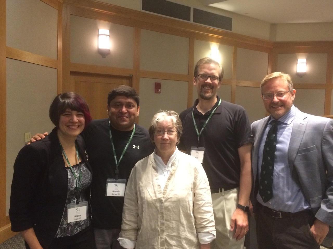 Our panel on liberal arts education with Dr. Aileen Yingst, Manish Kejriwal, Dr. Pamela Crossley, H. Andrew (Andy) Ranson