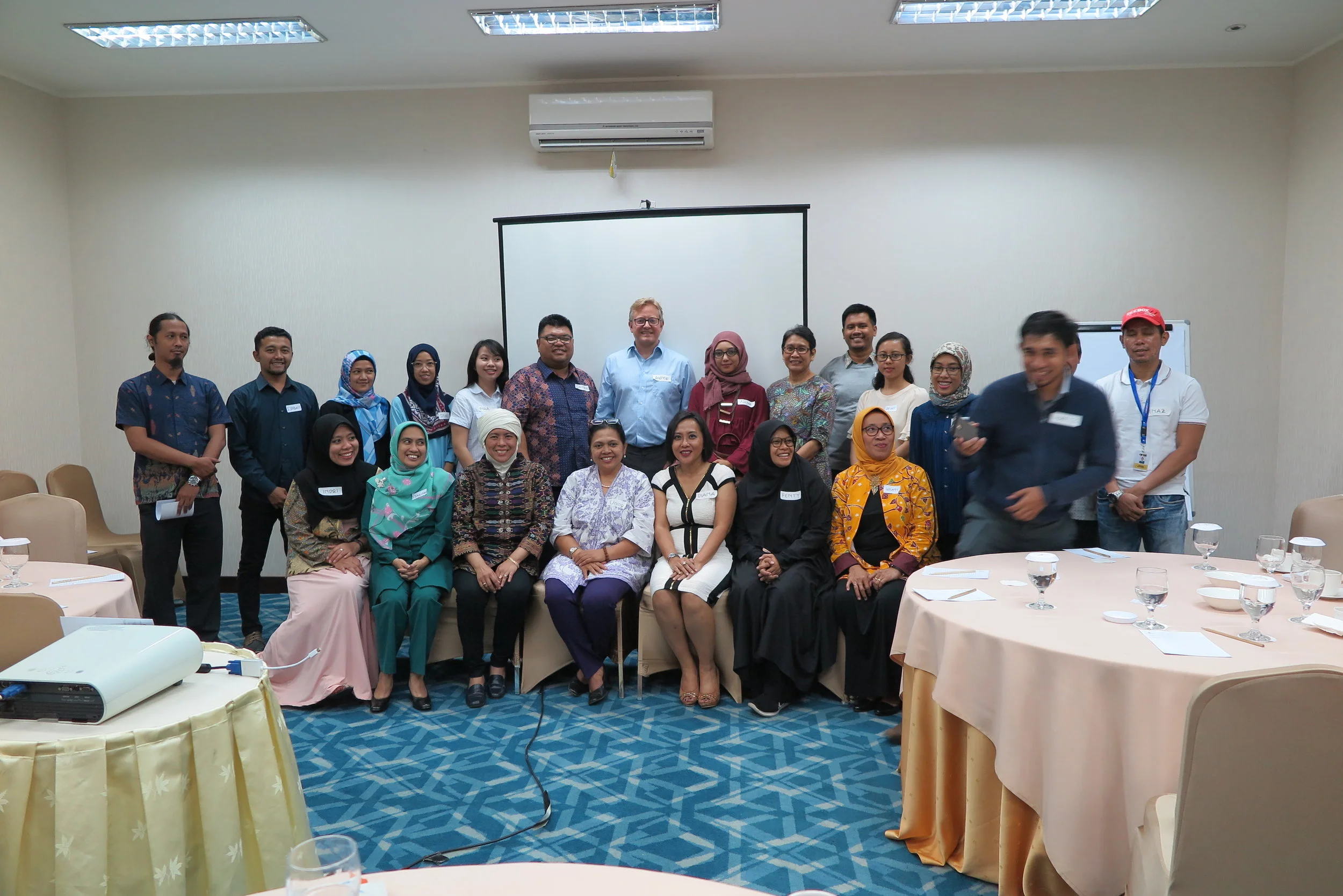 A group photo in Jakarta with my gracious hosts from IIEF and other stakeholders in higher education and other fields. Boy were they happy to break fast that evening! : )