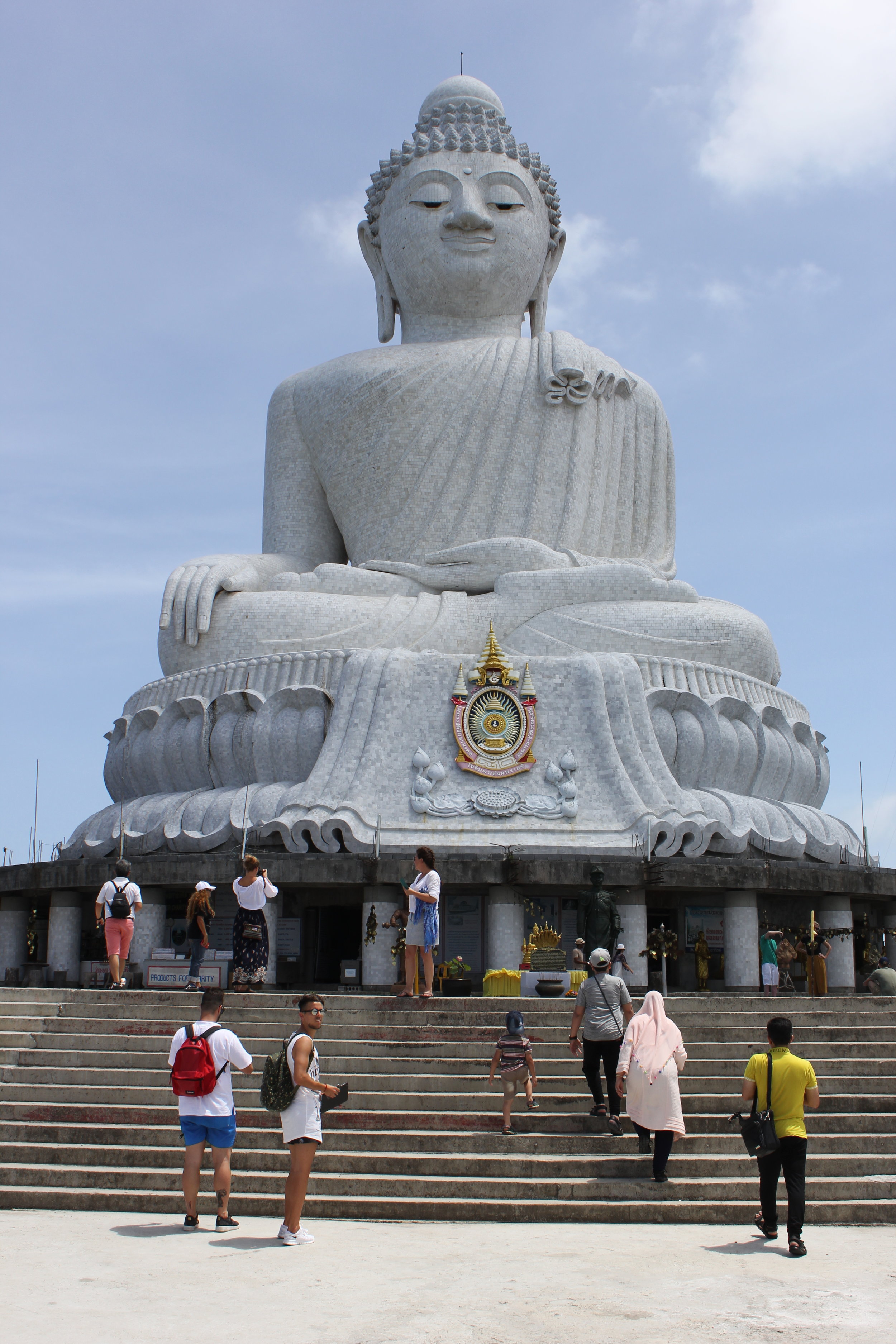 The Big Buddha looking out serenely from a mountaintop on Phuket Island