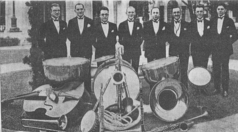 Whitey Smith's band in the 1920s--"the man who taught China to dance" -- from his memoir I Didn't Make a Million 