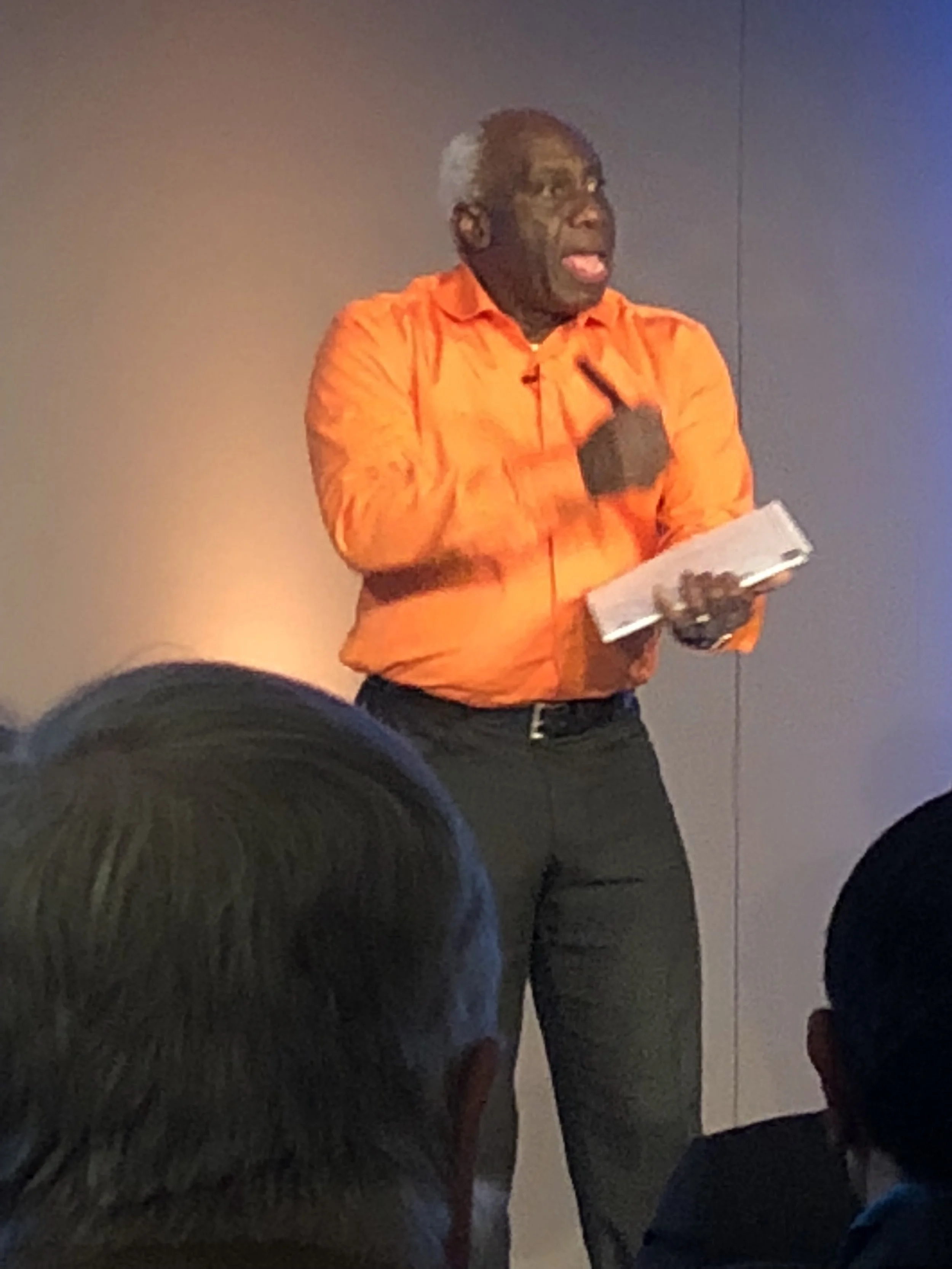 Eddie Obeng energized us all during his keynote speech