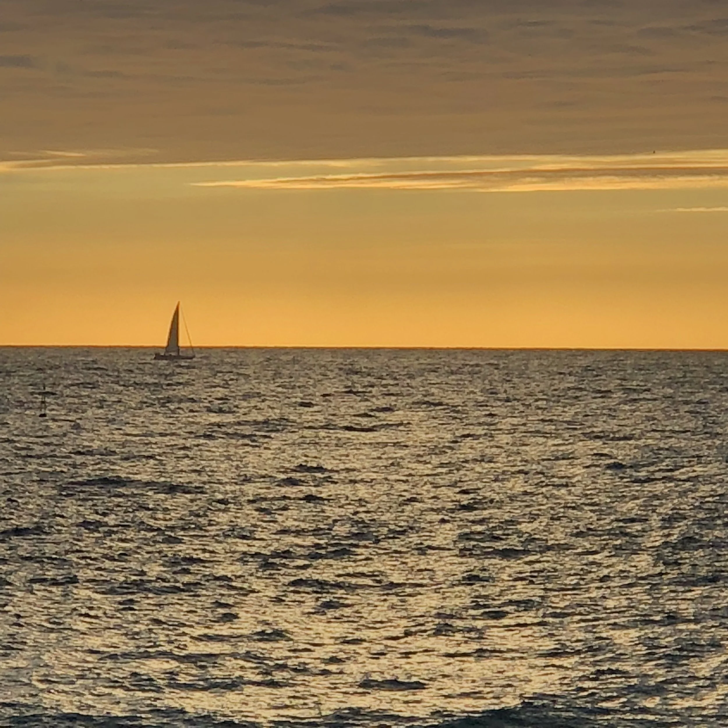 Sunrise over the Mediterranean Sea