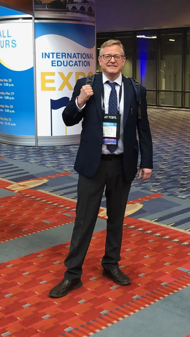 Prepared for battle: This is me getting ready to hit the sessions, meetings, and Expo hall.