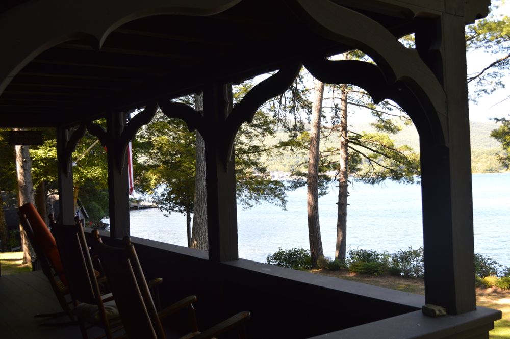 View from the lodge