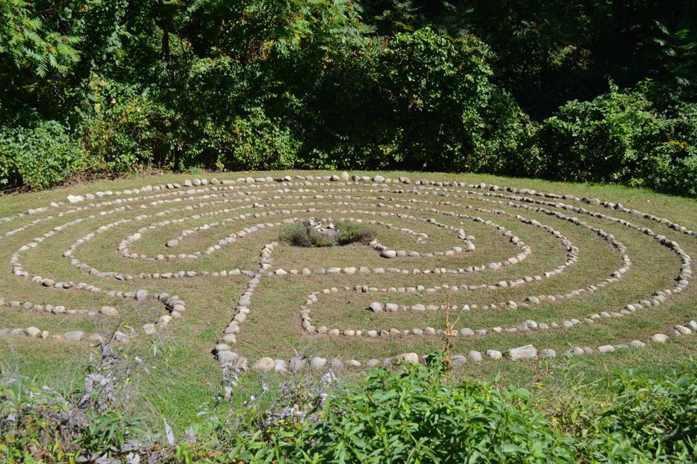 Labyrinth, a nice location for an intimate ceremony or photos