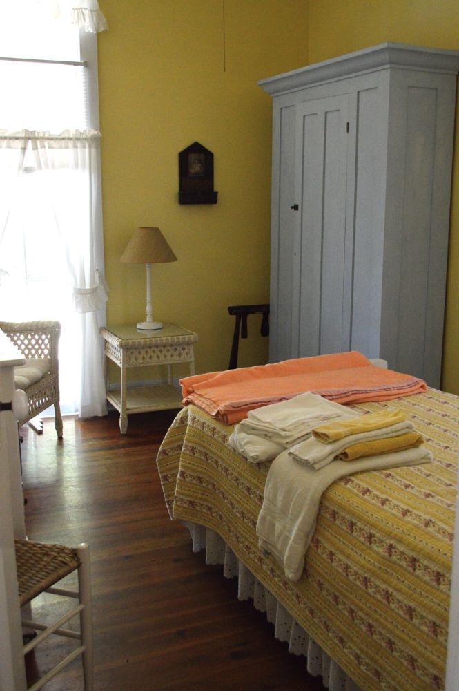 A room inside Mayflower Cottage (rooms come with linens!)