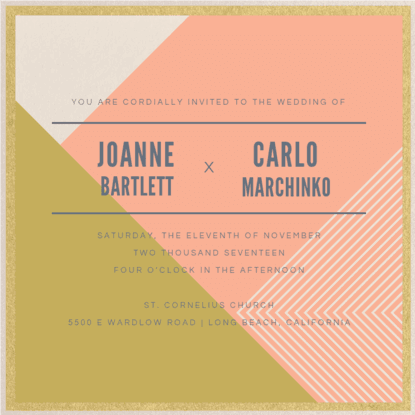 Modern Invitations