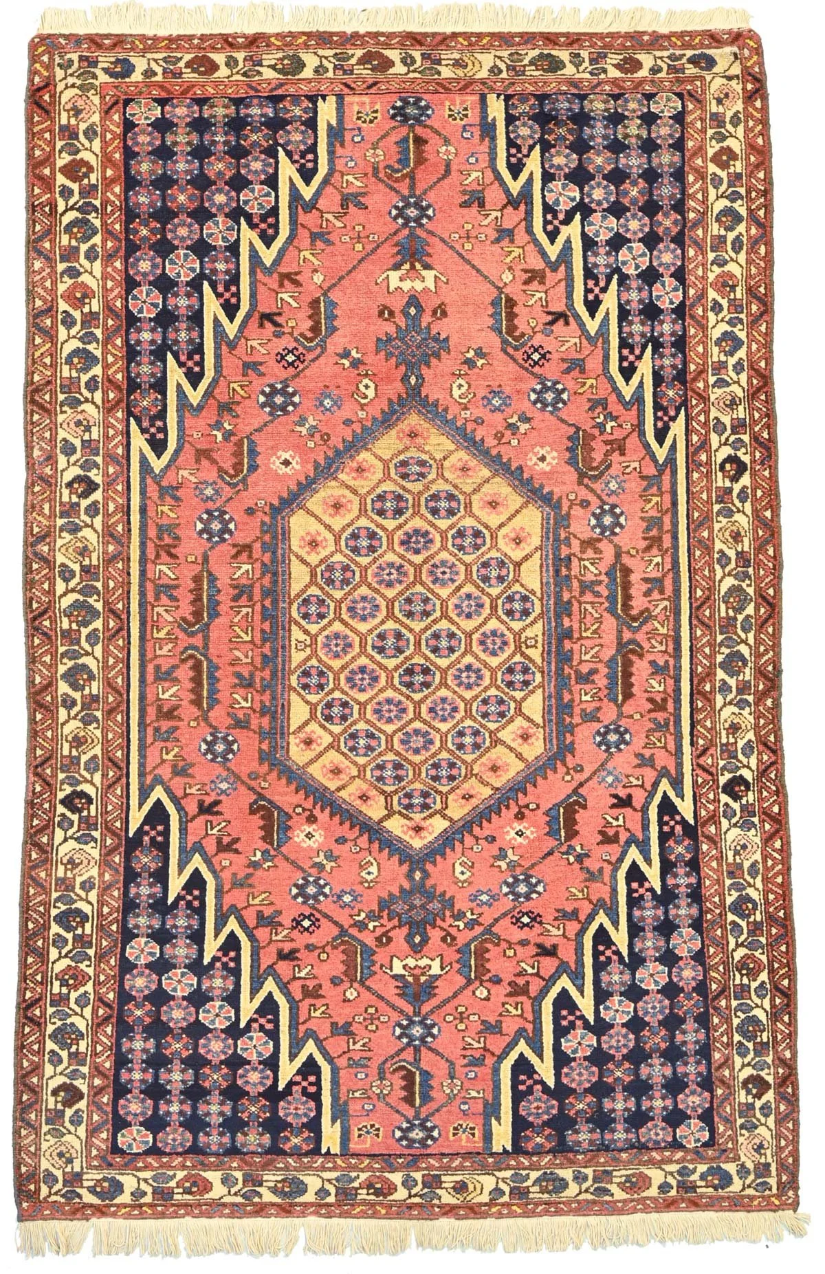 An antique Shahsavan Mazlaghan No. 9633-126x197cm