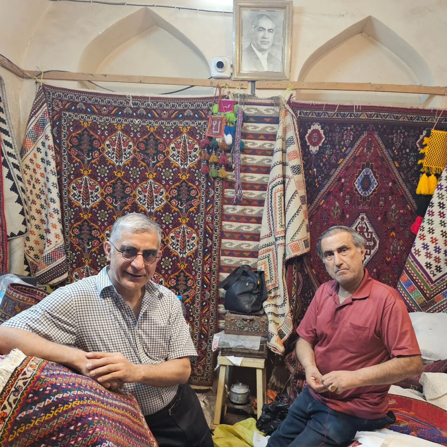 Time stands still in places like this little shop in Shiraz, where memory drifts back to days when happiness was translated into colours, and history reaches back to when my grandfather traded with his father, both long gone.

𝗡𝗔𝗦𝗦𝗘𝗥 𝗡𝗜𝗦𝗛𝗔