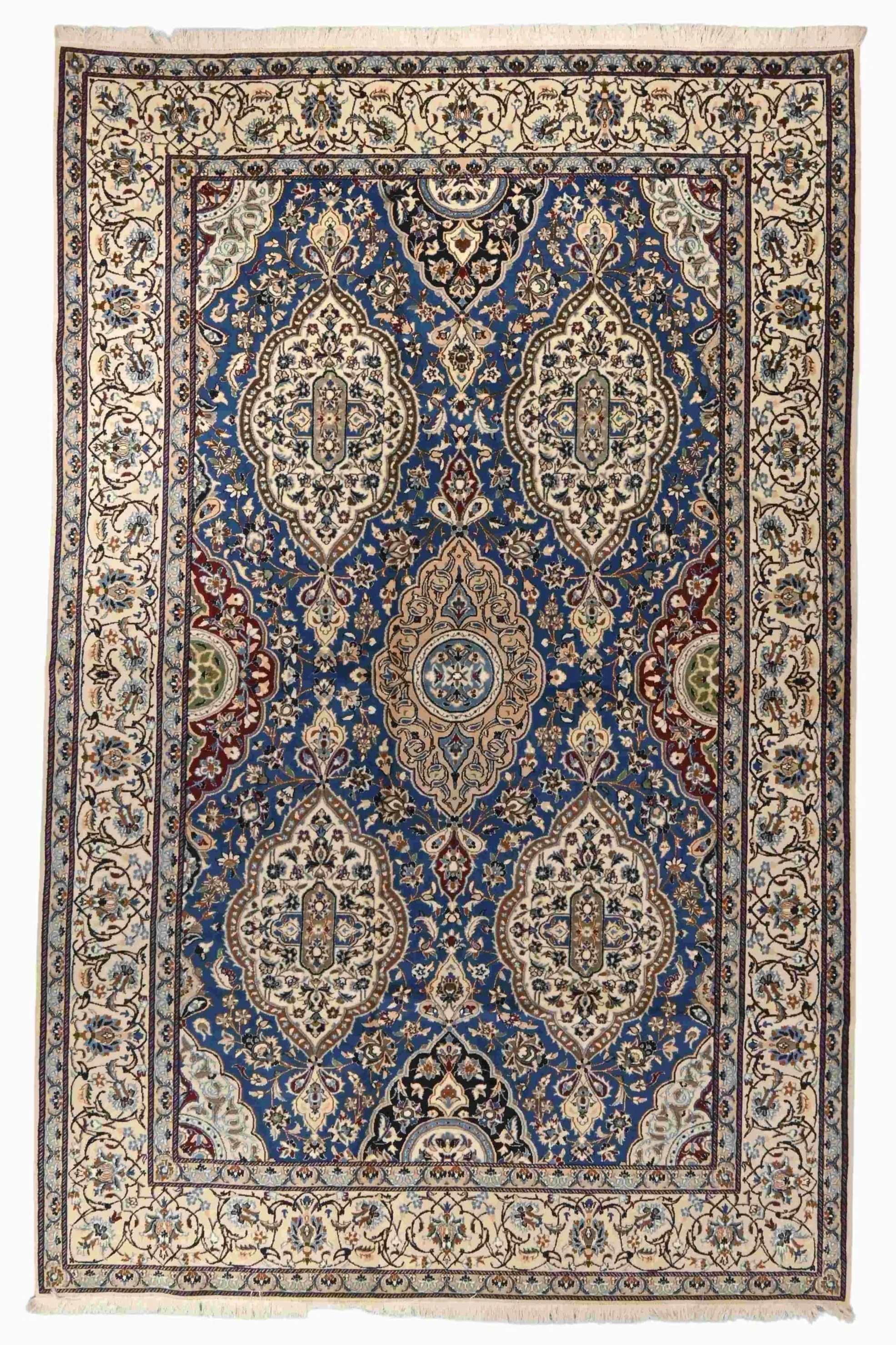 52549-315 x 204 cm | A five-medallion vintage Nain rug