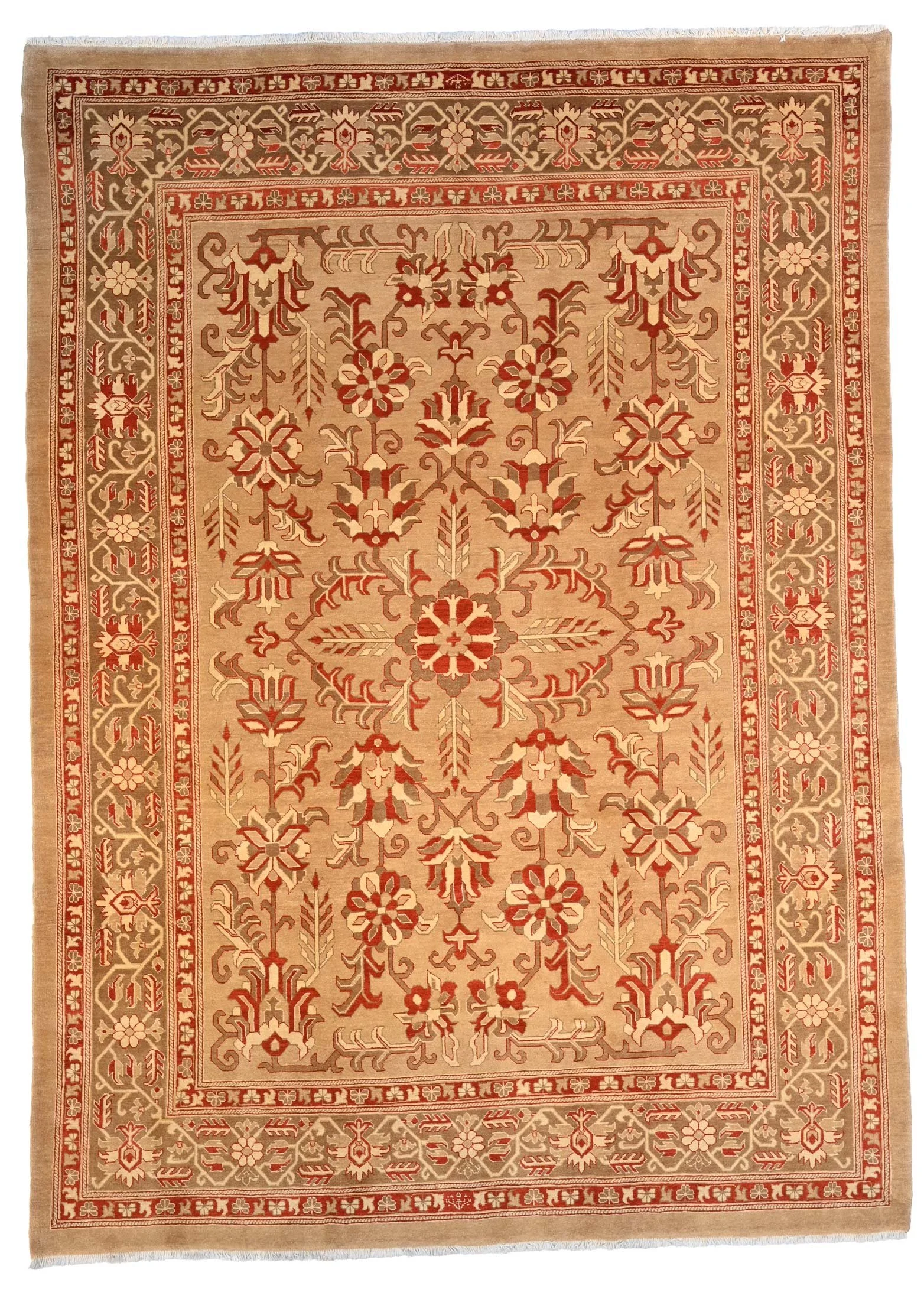 139754-218 x 302 cm | An Arasbaran rug woven by us! natural dyes, hand-spun wool.