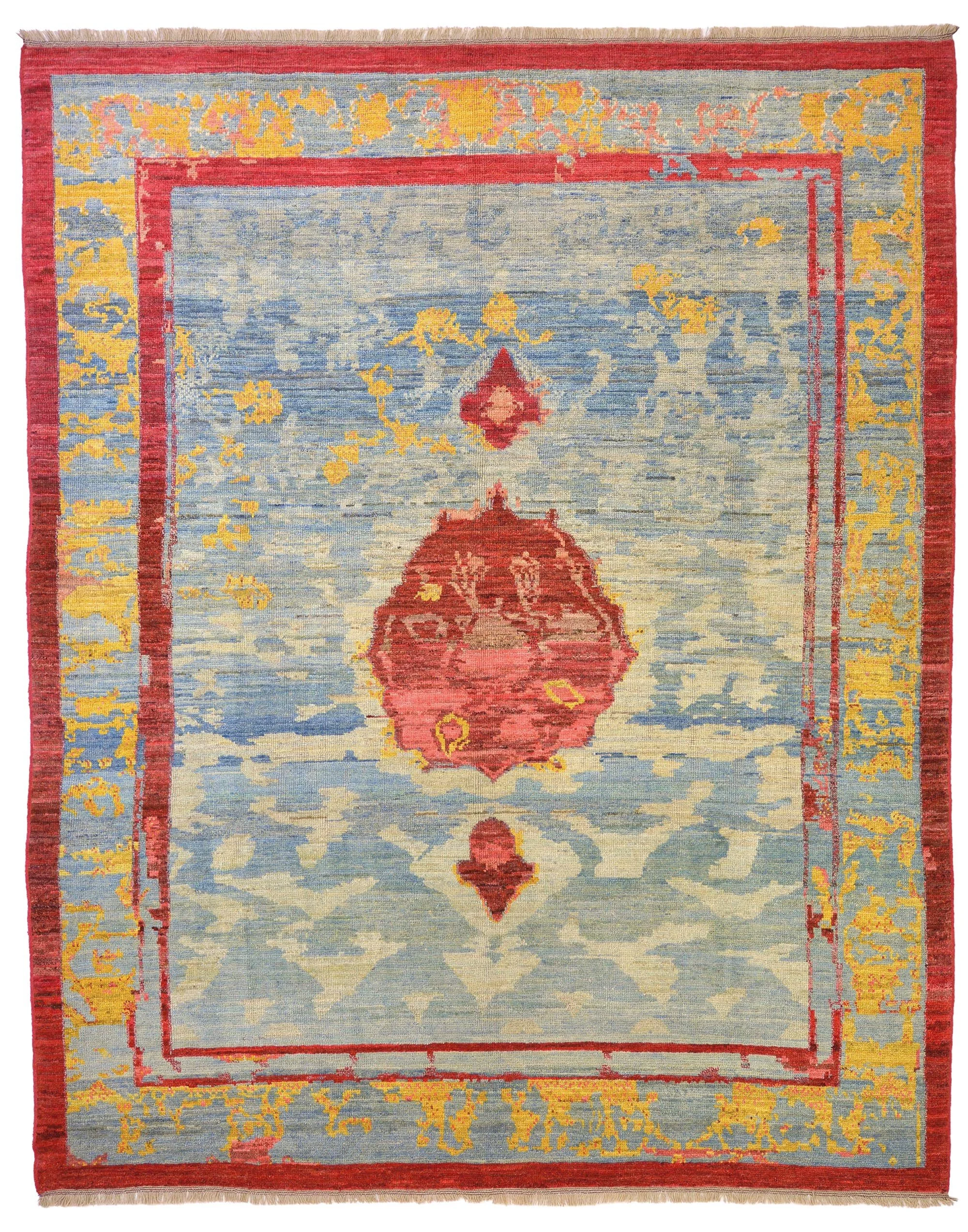 167910 – 373 × 310 cm Contemporary Texture Rug Tabriz, by Nasser Nishaburi