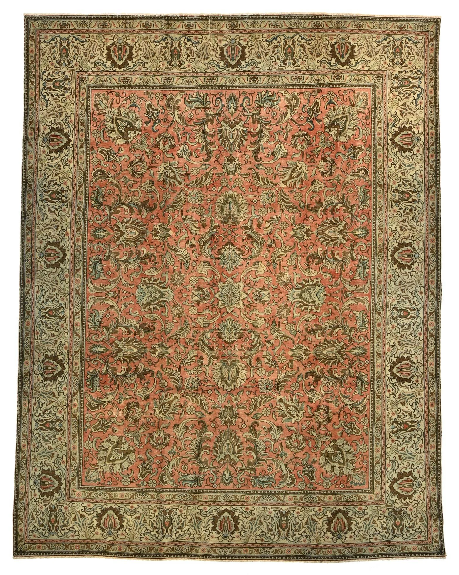 163521 - 385 x 300 cm | A vintage Tabriz. circa 1940s.