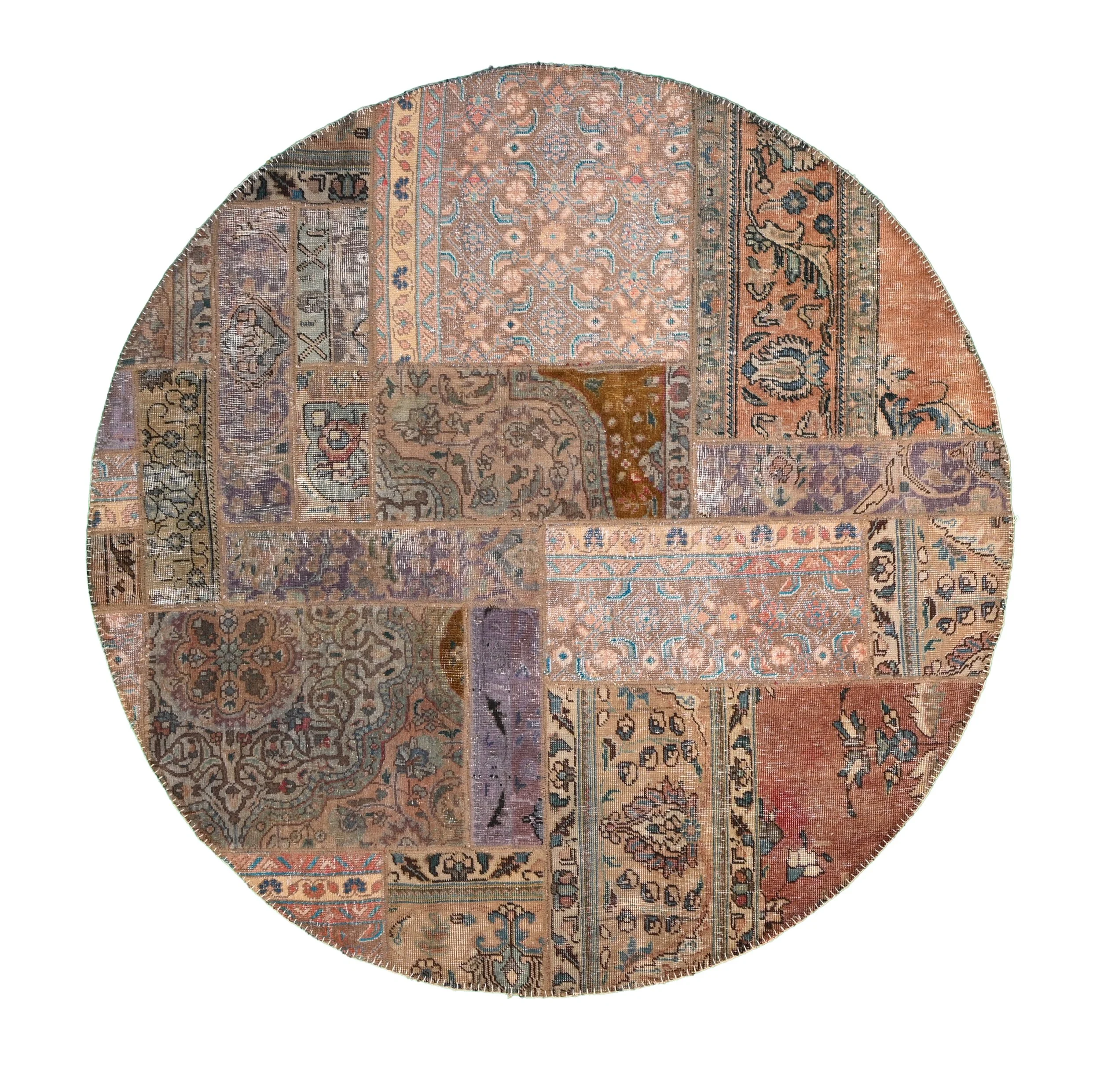 519012 174x174 | A Round Persian collage rug
