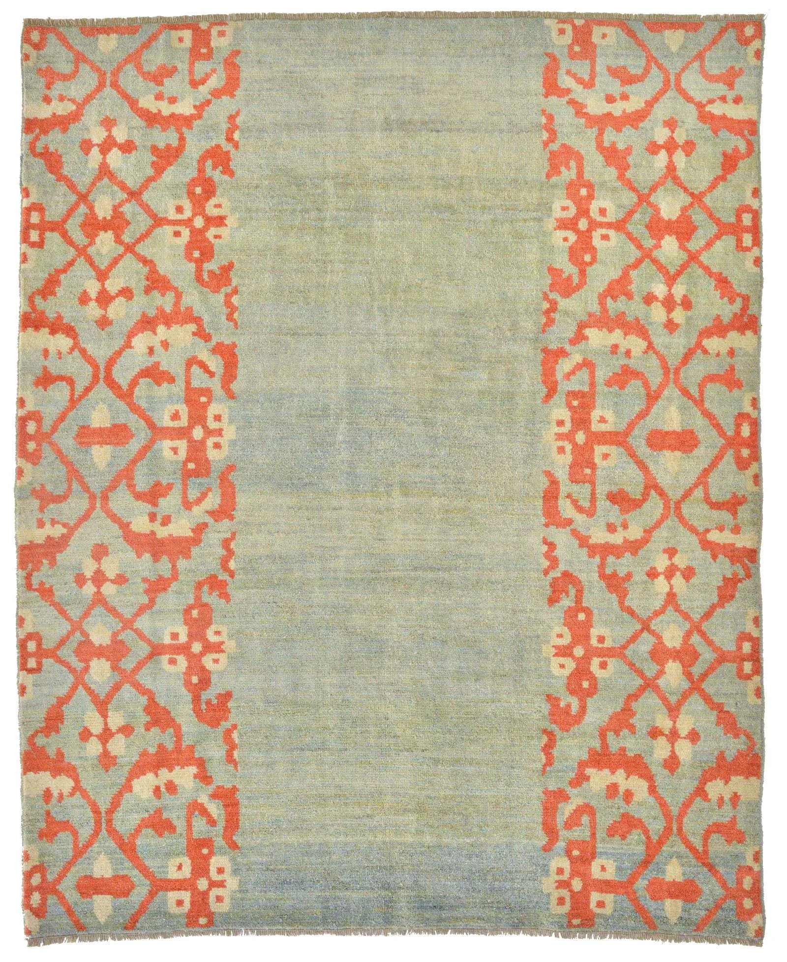 167916 – 295 × 243 cm | Contemporary Mahi Rug Tabriz, by Nasser Nishaburi