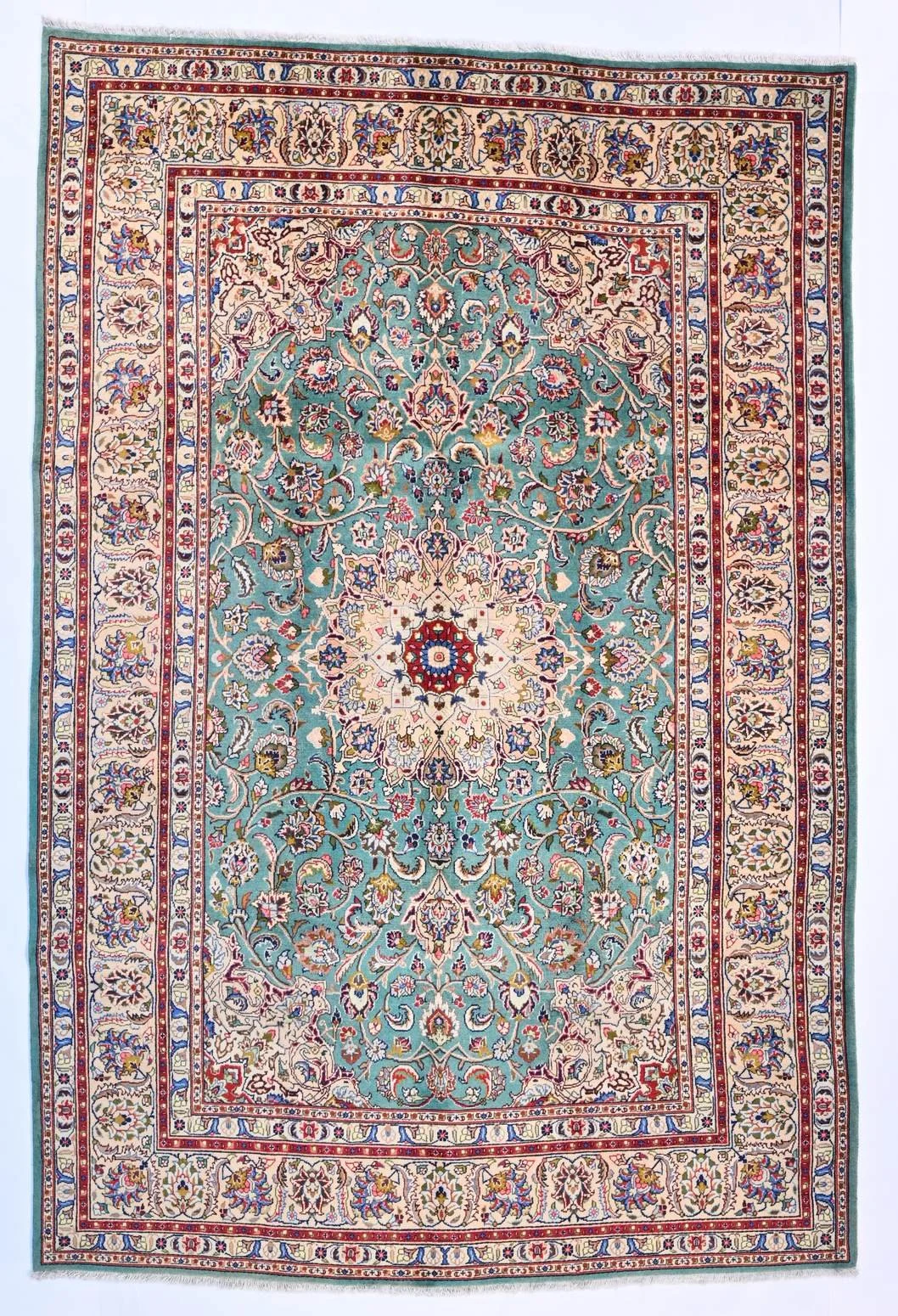 164383-195x295 cm | A Persian Kashmar rug in unusual colours