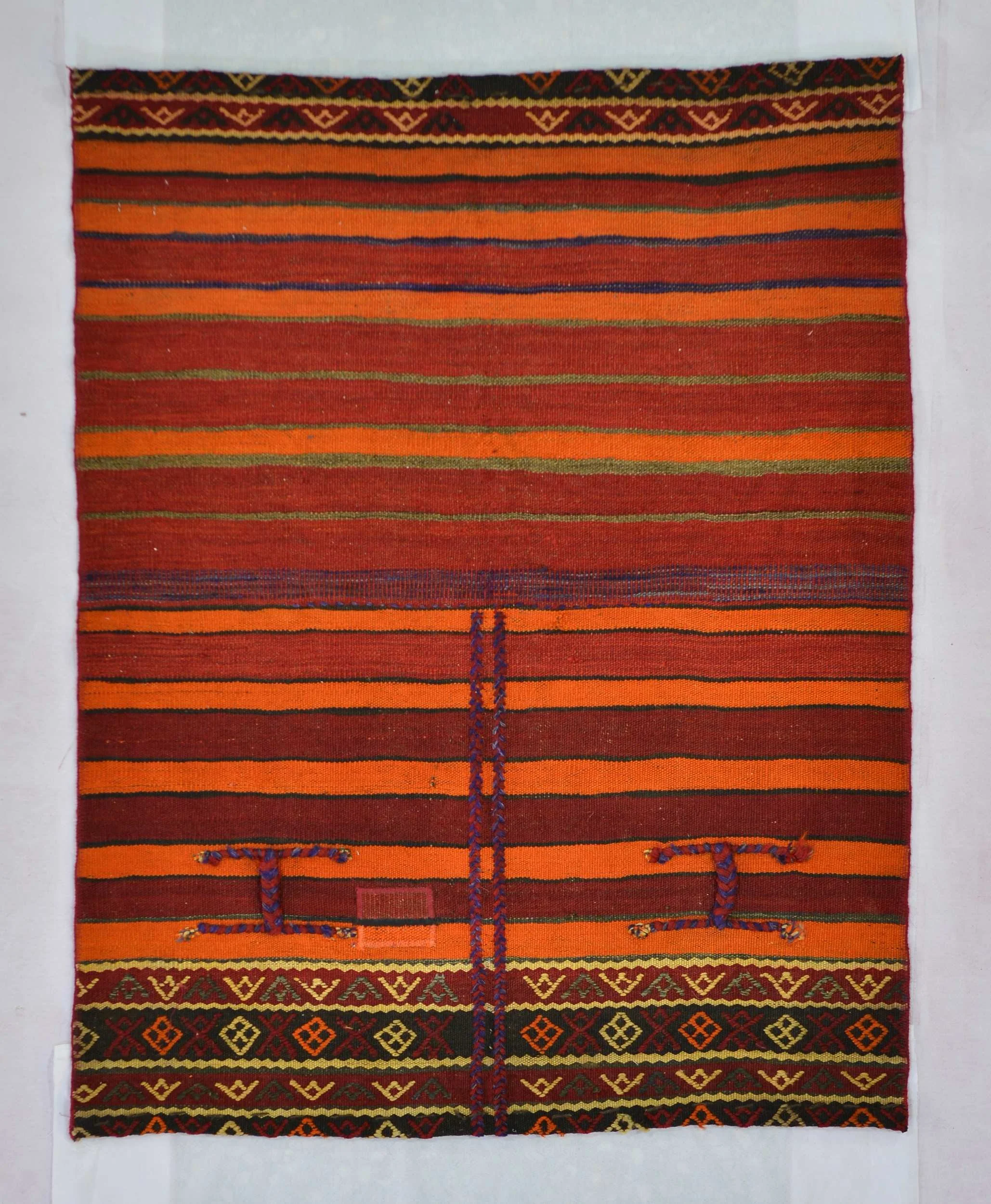 166369-142 x 113 cm | A Luri grain-bag weaving, Circa mid 20th century