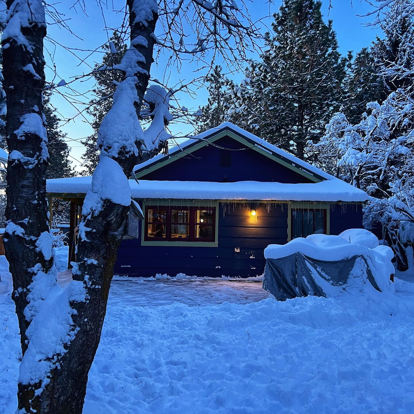 Home. 🏠 
846 square feet of warmth and love. ❤️ 
Pre-dawn shoveling when the neighborhood is quietly sleeping with a purpose much greater than the moving of snow. 
Time that you feel is all yours, like you&rsquo;ve somehow unlocked a few extra momen