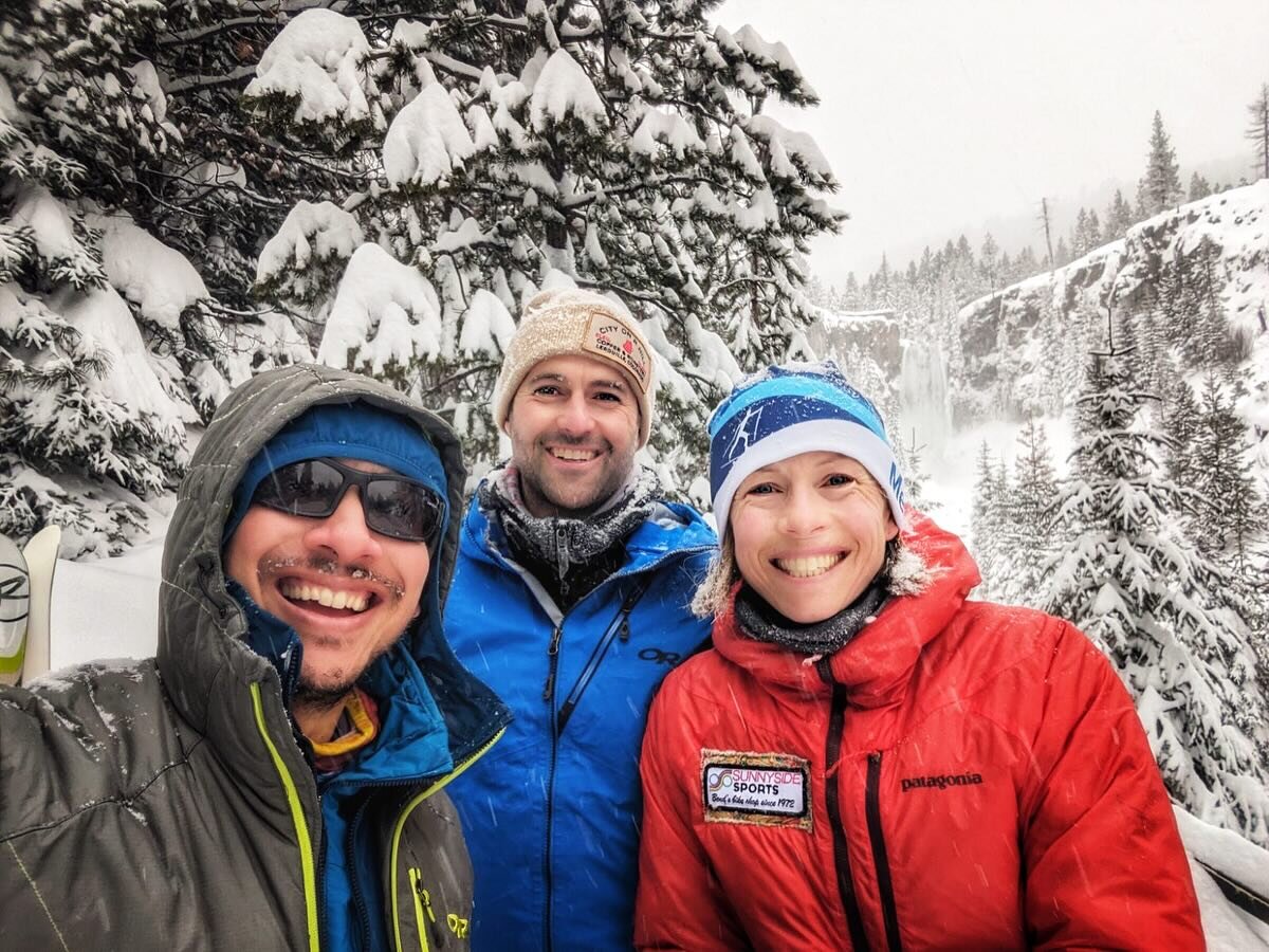 Winter has properly arrived in Central Oregon. The temps are in the single digits, the snow is plentiful and smiles abound.

So glad to have people in my life that are happy to play in a 1&deg; snowstorm. Thanks @benoregon &amp; @mtnpaul for a stella