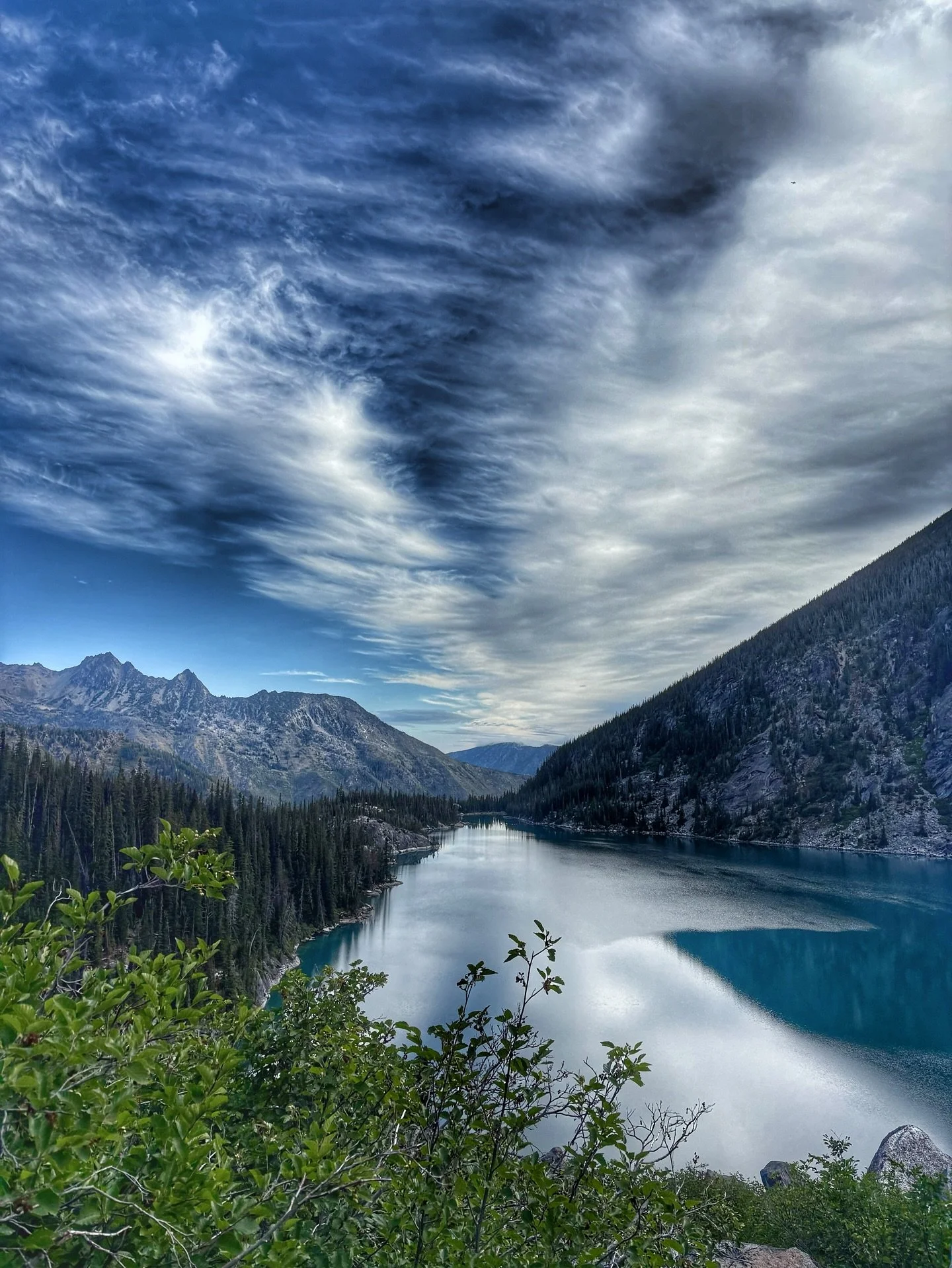 Yesterday Janel and I set out for a point-to-point traverse of the Enchantments Trail in the Alpine Lakes Wilderness. We started at the Stuart Lake Trailhead and ended the day at Snow Lakes, moving as fast as the terrain (and our legs) allowed.

We r