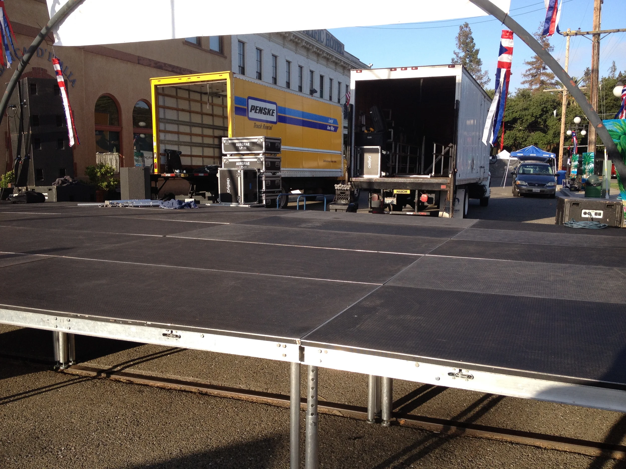 Stage Platforms, Decks and Riser Sizes