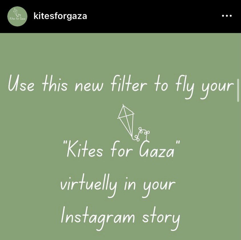 @kitesforgaza Let&rsquo;s GO!
Fly your virtual kite, following these straightforward instructions from @kitesforgaza. Tag @kitesforgaza and your location and show your support for the people of Gaza and Palestinians worldwide.