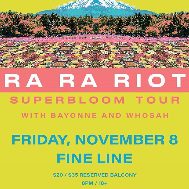 We're SO EXCITED to be opening for @rarariot and @bayonnemusic at @finelinempls on Friday!

We're on first, but there all night to party! See you there?