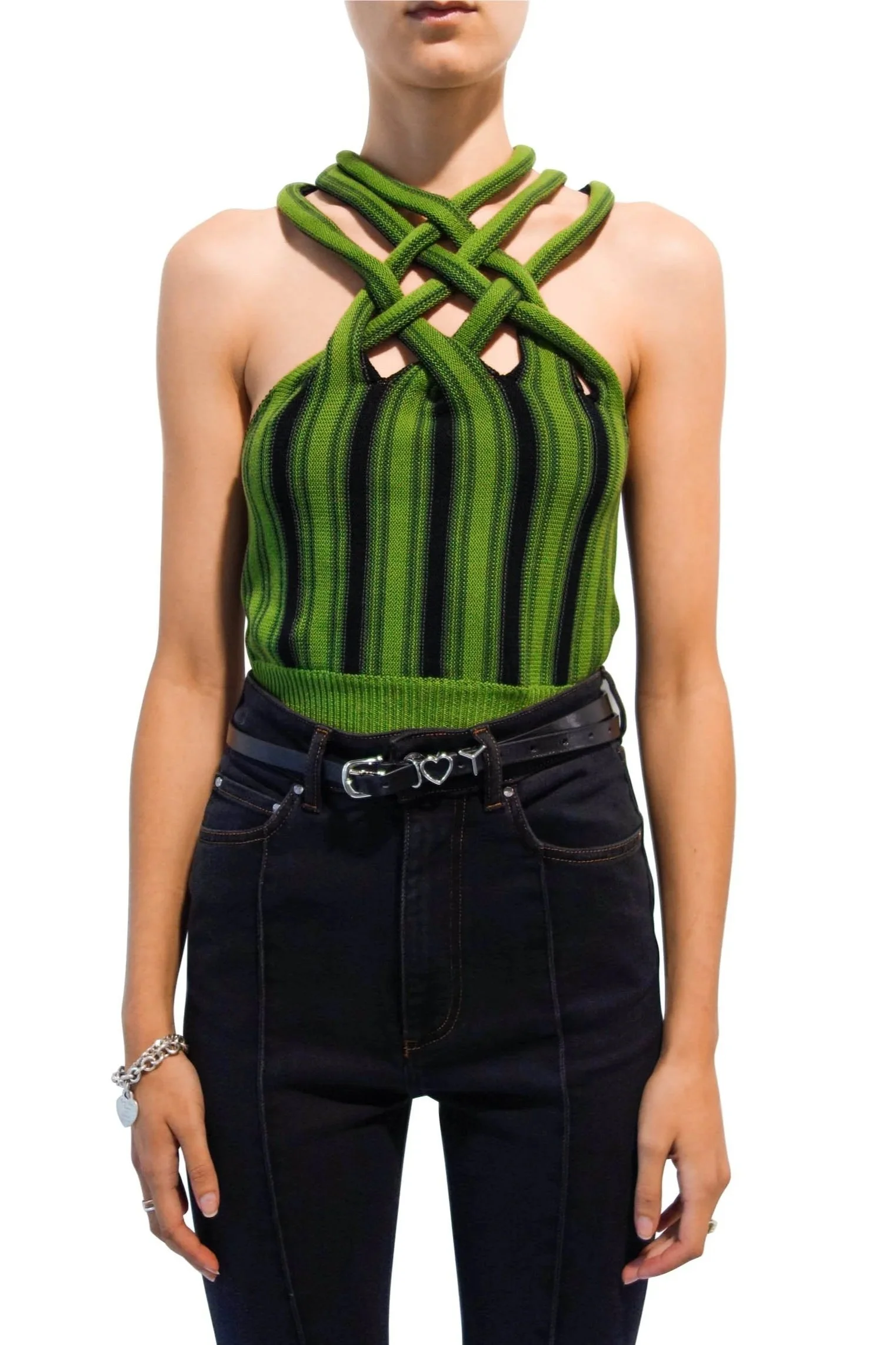 Y/PROJECT Braided Neck Knit Top