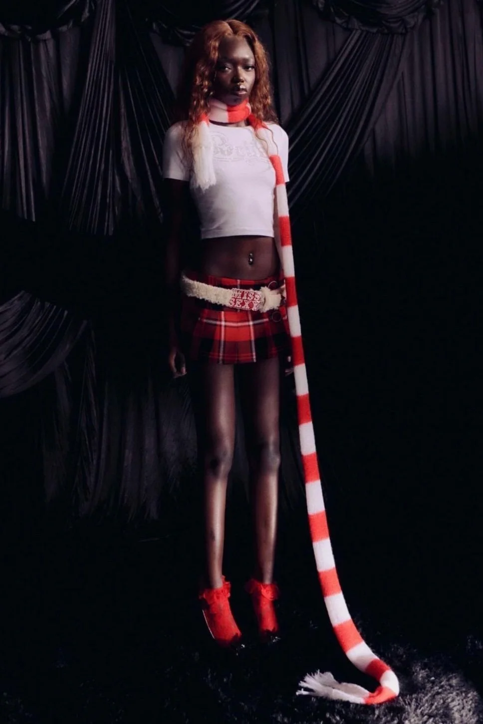 ADRIANA HOT COUTURE Furry Belt