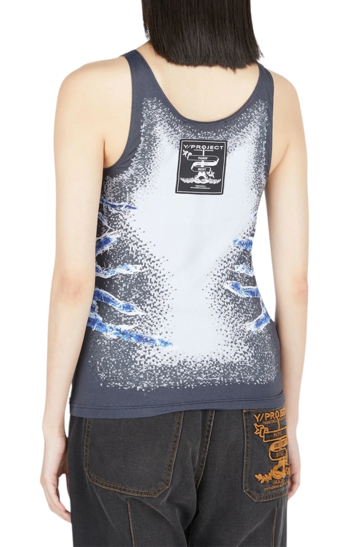 Y/PROJECT Whisker Print Tank Top