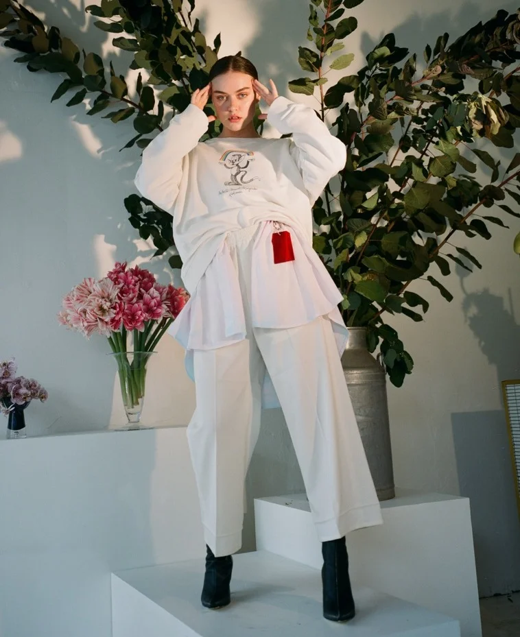 MM6 MAISON MARGIELA Cropped Wide Leg Pants
